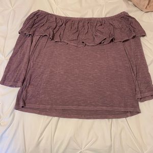 American Eagle Outfitters off the shoulder top